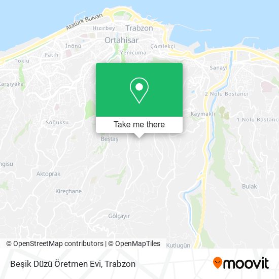 Beşik Düzü Öretmen Evi map