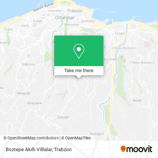 Boztepe Akıllı Villlalar map