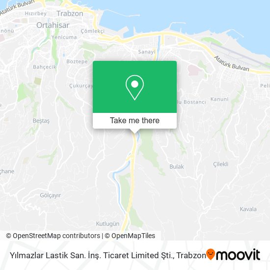 Yılmazlar Lastik San. İnş. Ticaret Limited Şti. map