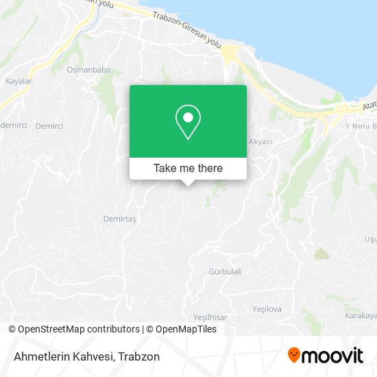 Ahmetlerin Kahvesi map