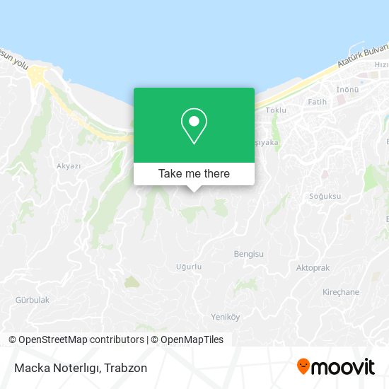 Macka Noterlıgı map