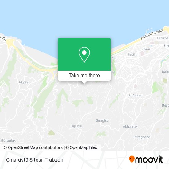 Çınarüstü Sitesi map