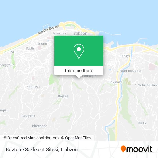 Boztepe Saklıkent Sitesi map