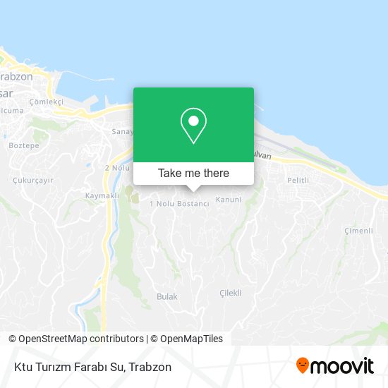 Ktu Turızm Farabı Su map