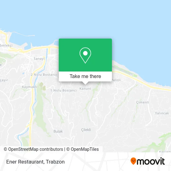Ener Restaurant map