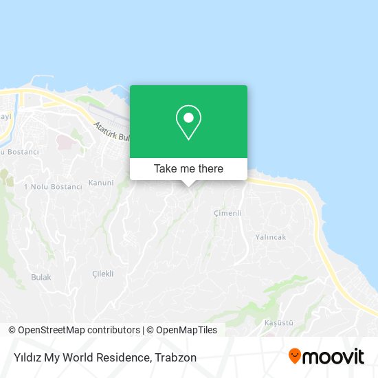 Yıldız My World Residence map