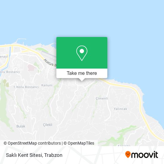 Saklı Kent Sitesi map