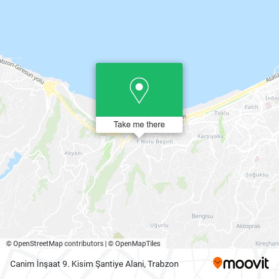 Canim İnşaat 9. Kisim Şantiye Alani map