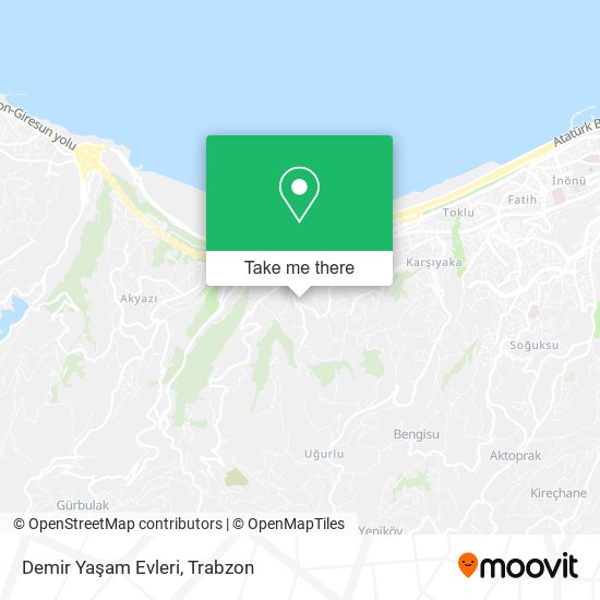 Demir Yaşam Evleri map
