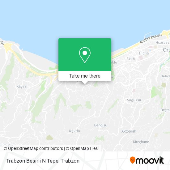 Trabzon Beşirli N Tepe map
