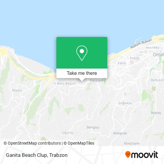 Ganita Beach Clup map