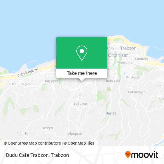 Dudu Cafe Trabzon map