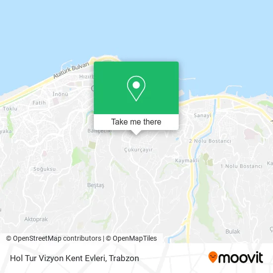 Hol Tur Vizyon Kent Evleri map