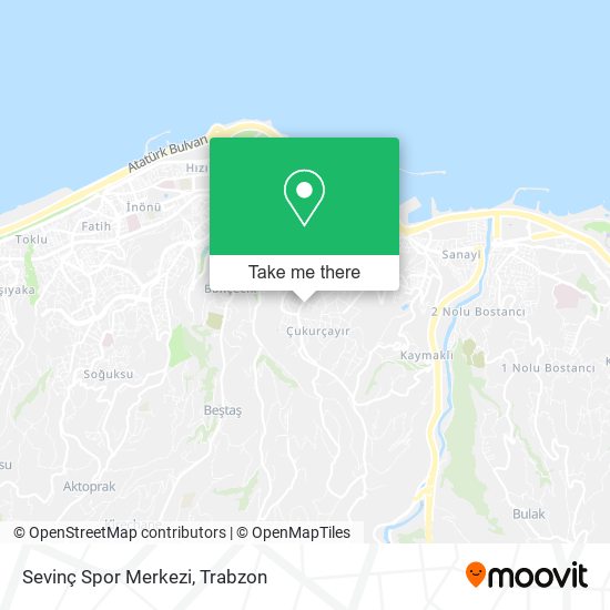 Sevinç Spor Merkezi map