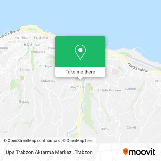 Ups Trabzon Aktarma Merkezi map