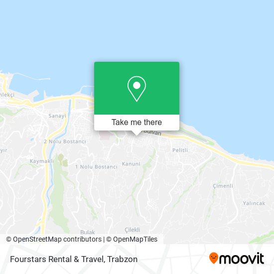 Fourstars Rental & Travel map
