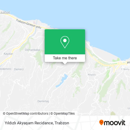 Yıldızlı Akyaşam Recidance map