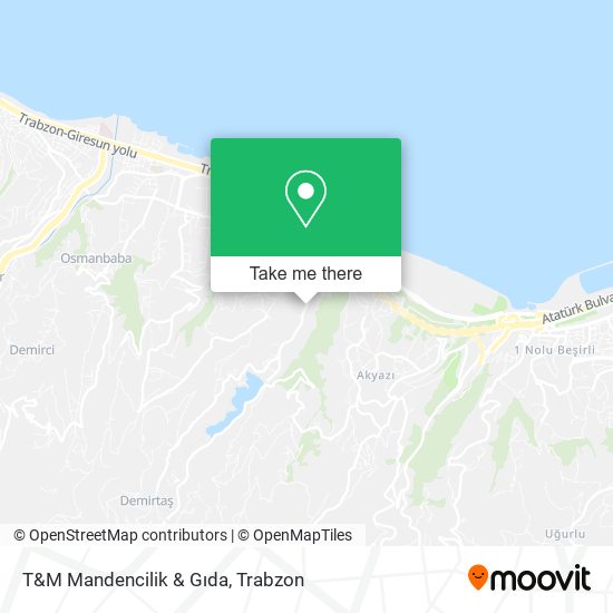 T&M Mandencilik & Gıda map