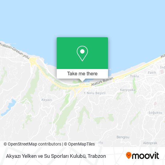 Akyazı Yelken ve Su Sporları Kulubü map