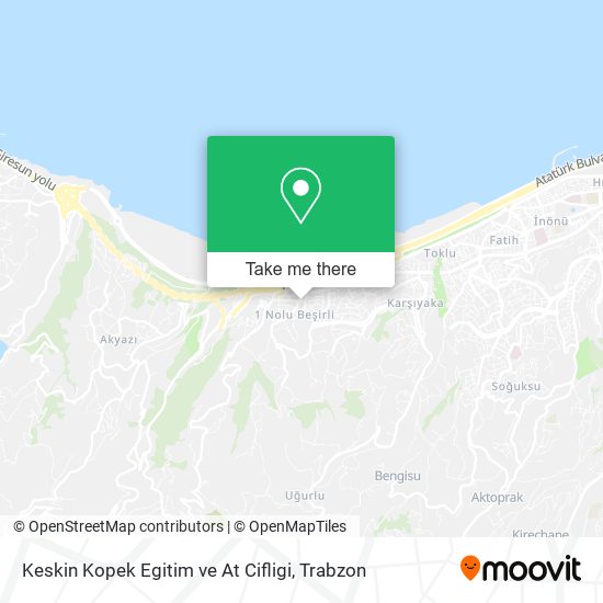 Keskin Kopek Egitim ve At Cifligi map