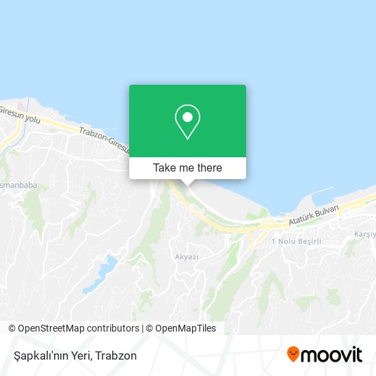 Şapkalı'nın Yeri map