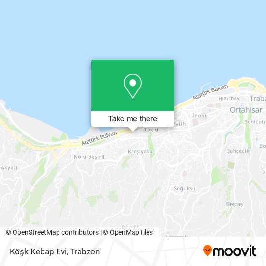 Köşk Kebap Evi map