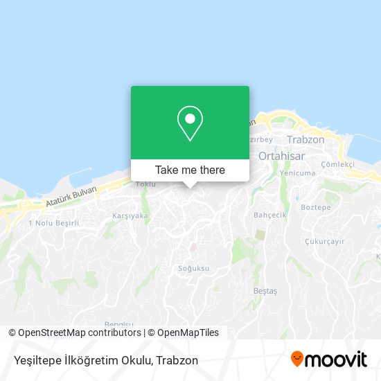 Yeşiltepe İlköğretim Okulu map