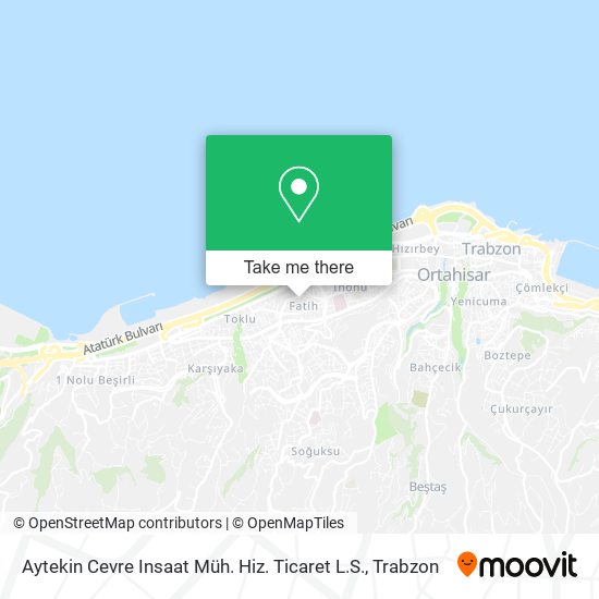 Aytekin Cevre Insaat Müh. Hiz. Ticaret L.S. map