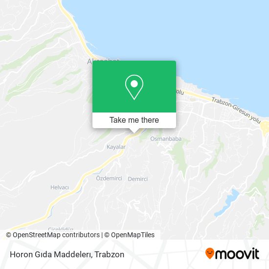 Horon Gıda Maddelerı map