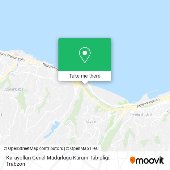 Karayolları Genel Müdürlüğü Kurum Tabipliği map