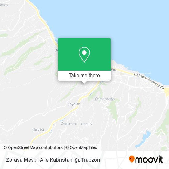 Zorasa Mevkii Aile Kabristanlığı map