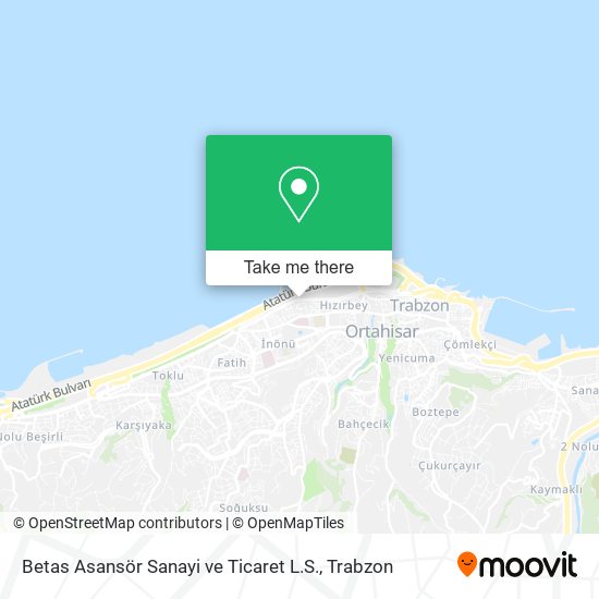 Betas Asansör Sanayi ve Ticaret L.S. map