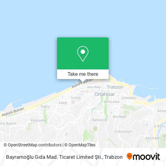 Bayramoğlu Gıda Mad. Ticaret Limited Şti. map