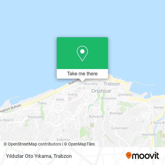 Yıldızlar Oto Yıkama map