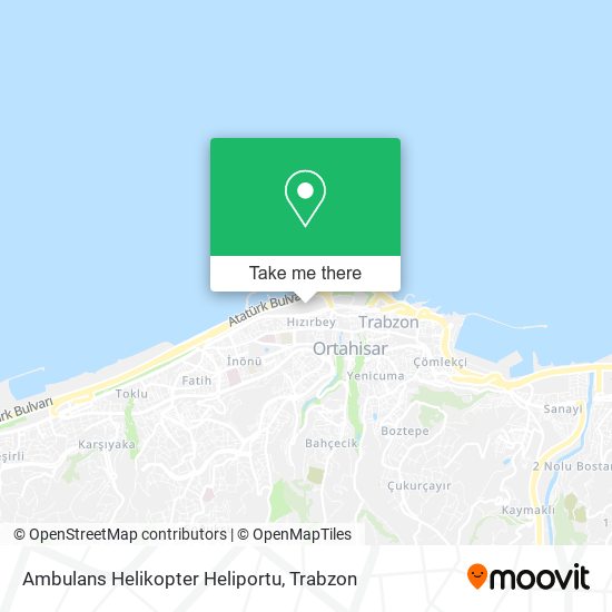 Ambulans Helikopter Heliportu map