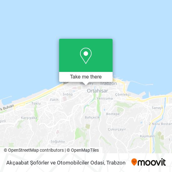 Akçaabat Şoförler ve Otomobilciler Odasi map