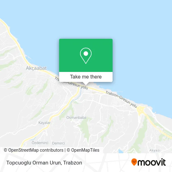 Topcuoglu Orman Urun map