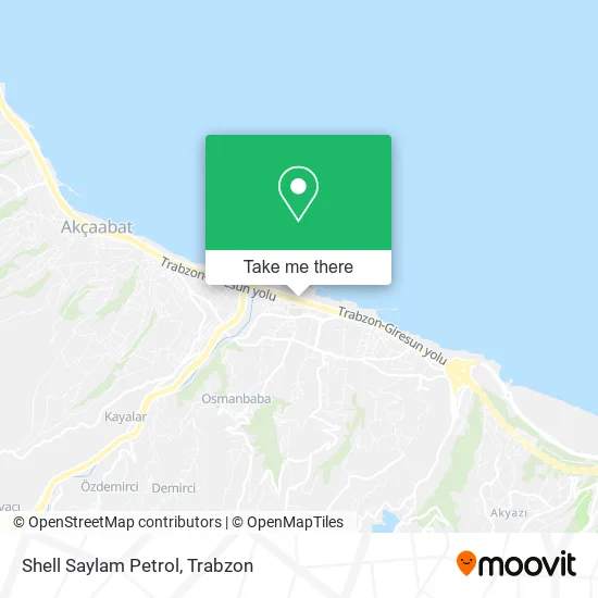 Shell Saylam Petrol map