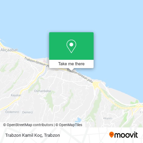 Trabzon Kamil Koç map