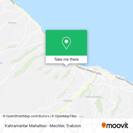 Kahramanlar Mahallesi - Mecitler map