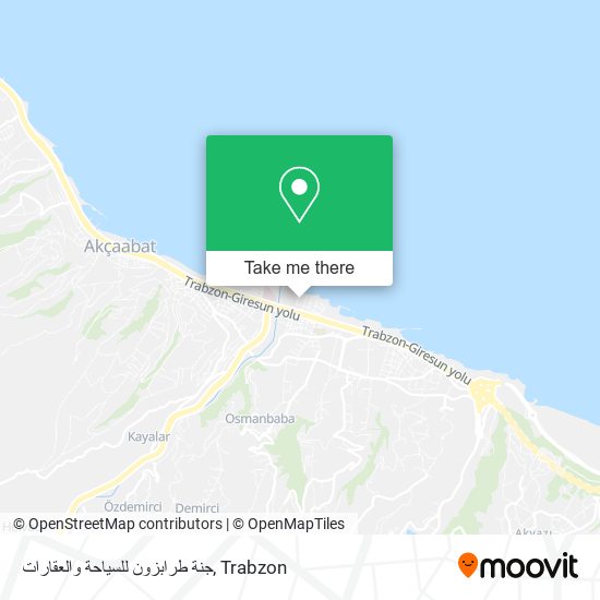 جنة طرابزون للسياحة والعقارات map