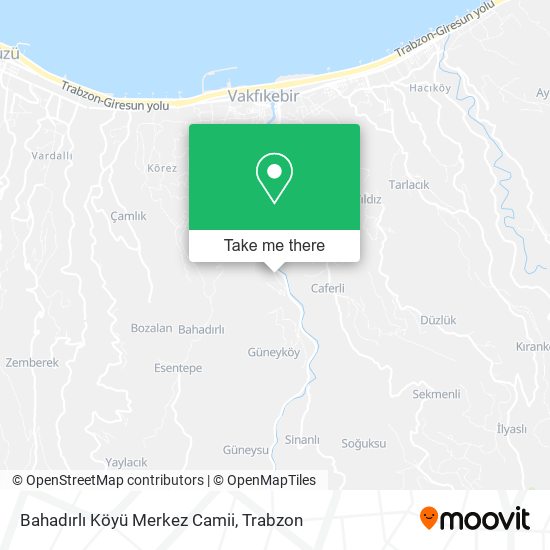 Bahadırlı Köyü Merkez Camii map