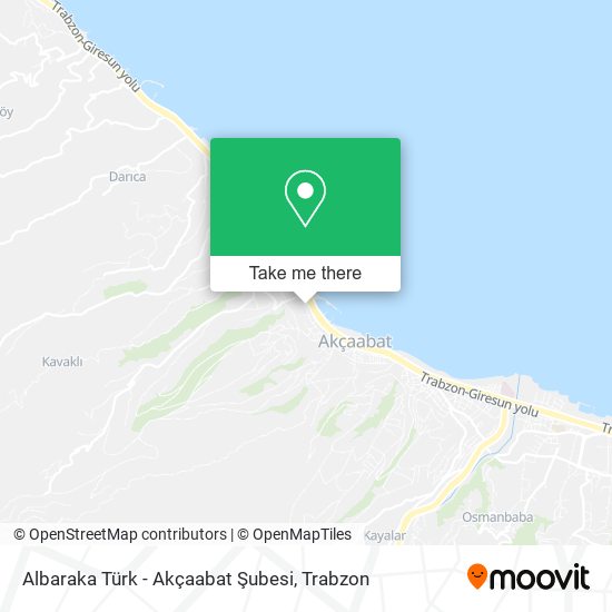 Albaraka Türk - Akçaabat Şubesi map
