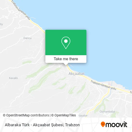 Albaraka Türk - Akçaabat Şubesi map