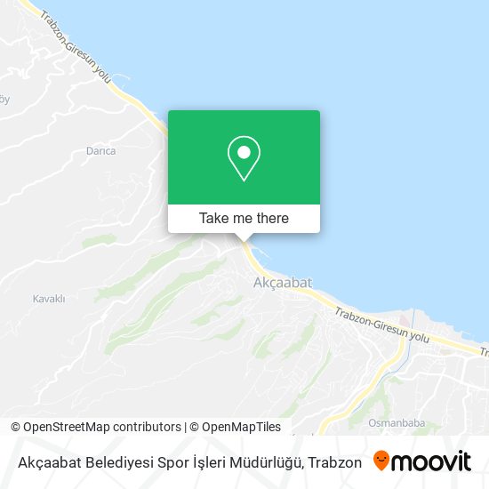 Akçaabat Belediyesi Spor İşleri Müdürlüğü map