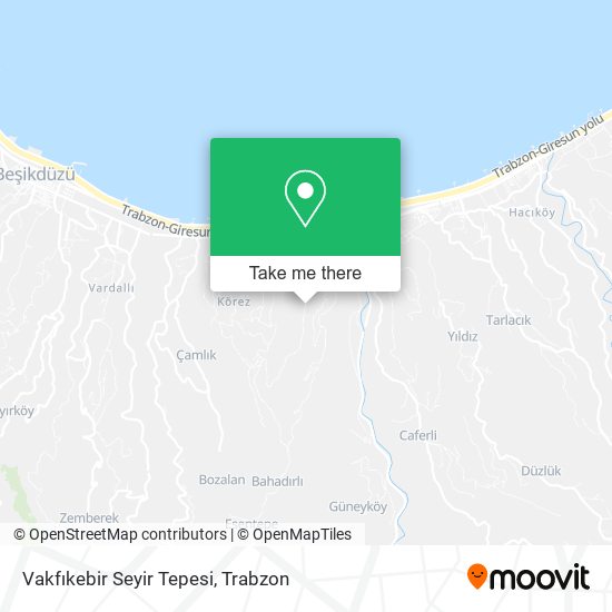Vakfıkebir Seyir Tepesi map