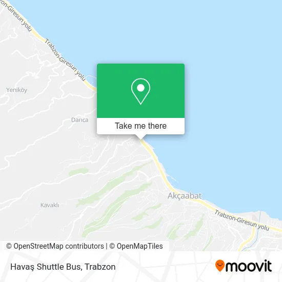 Havaş Shuttle Bus map