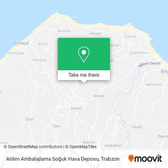 Atilim Ambalajlama Soğuk Hava Deposu map