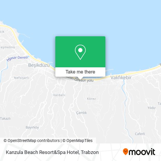 Kanzula Beach Resort&Spa Hotel map