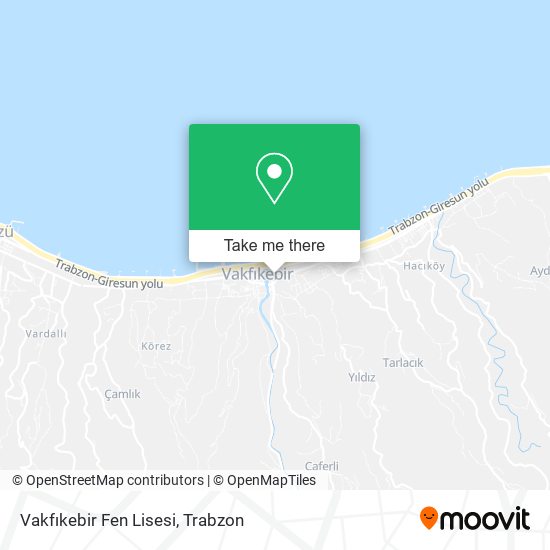 Vakfıkebir Fen Lisesi map